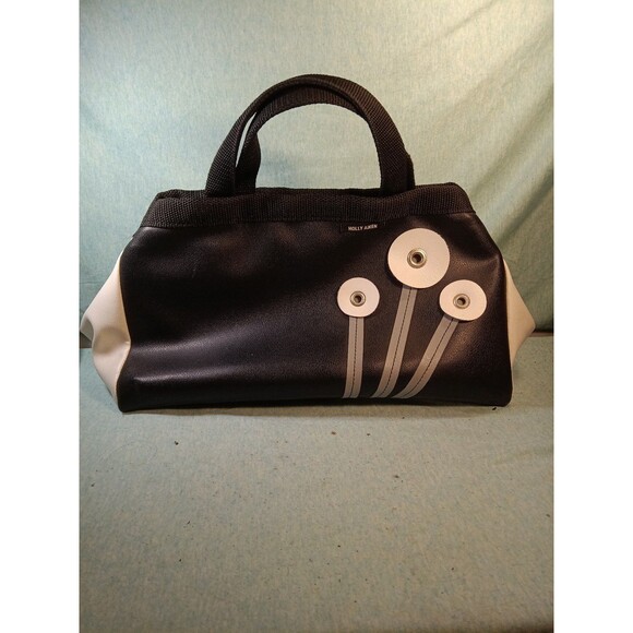 Holly Aiken handle purse, black/white - Picture 1 of 4